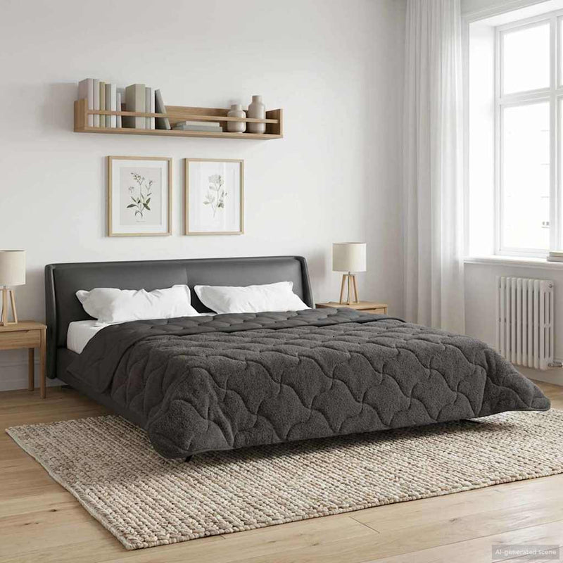 Duvet complet pe tot parcursul anului Antracit 200 x 200 cm