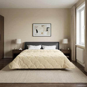 Duvet complet pe tot parcursul anului Patos Crem 220 x 260 cm