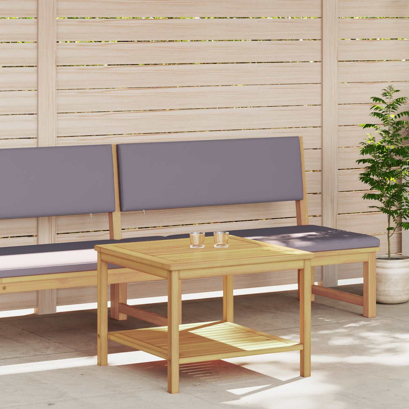 Masă laterală Ulei Natural 60 x 60 x 45 cm Lemn Solid de Acacia