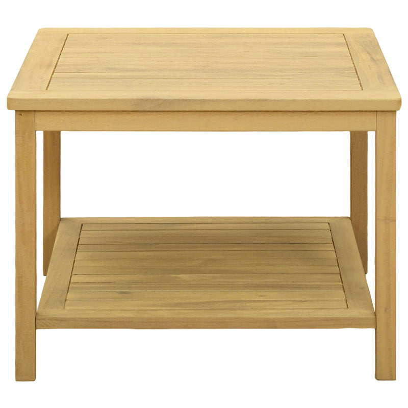 Masă laterală Ulei Natural 60 x 60 x 45 cm Lemn Solid de Acacia