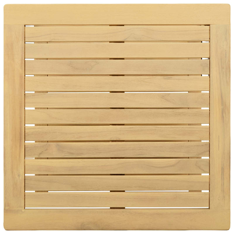 Masă laterală Ulei Natural 60 x 60 x 45 cm Lemn Solid de Acacia