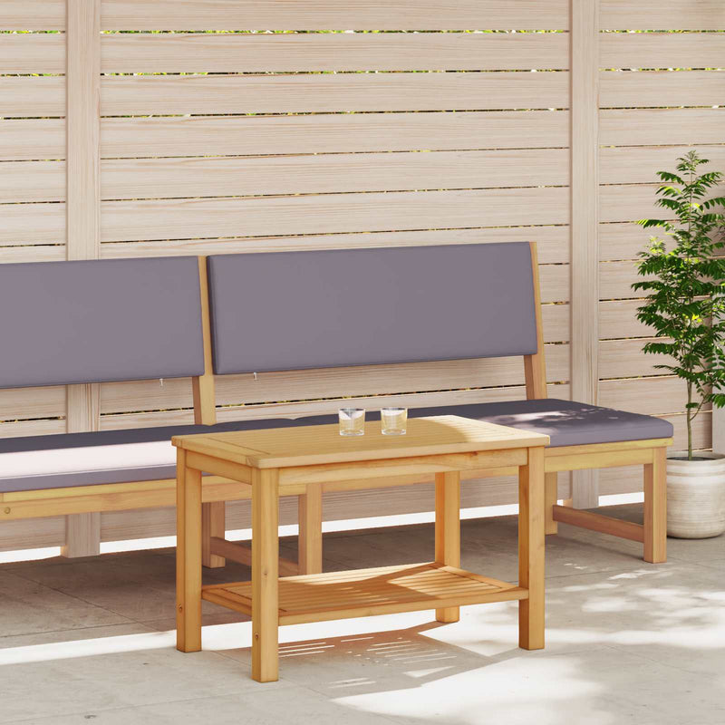 Masă laterală Ulei Natural 70 x 40 x 45 cm Lemn Solid de Acacia