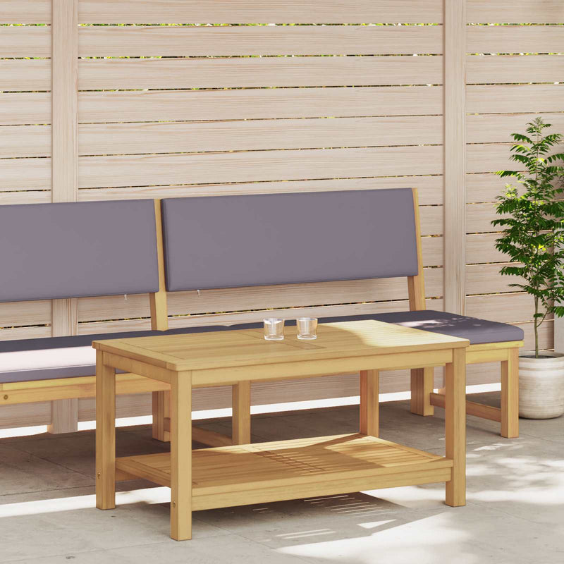 Masă laterală Ulei Natural 90 x 50 x 45 cm Lemn Solid de Acacia