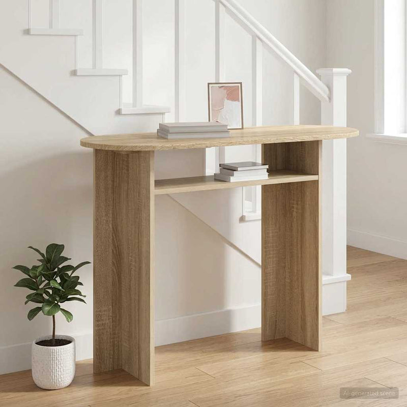Masă de consolă Stejar Sonoma 100 x 39,5 x 75 cm Lemn prelucrat