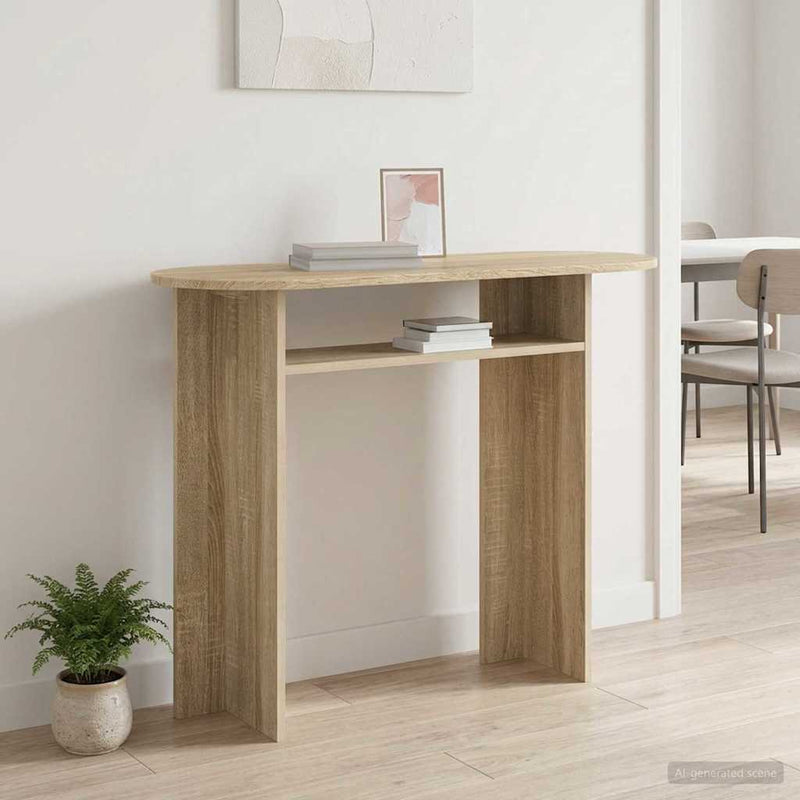 Masă de consolă Stejar Sonoma 100 x 39,5 x 75 cm Lemn prelucrat