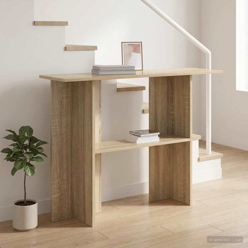 Masă de consolă Stejar Sonoma 100 x 30 x 75 cm Lemn prelucrat