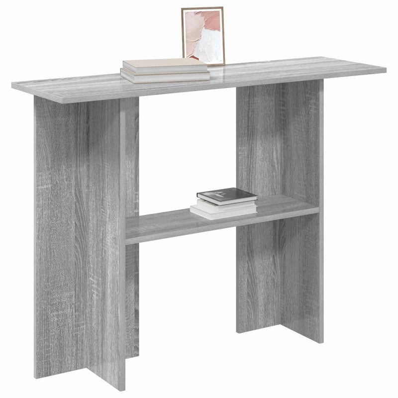 Masă de consolă Sonoma gri 100 x 30 x 75 cm Lemn prelucrat