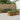 Set lounge de grădină modular, 9 piese natural