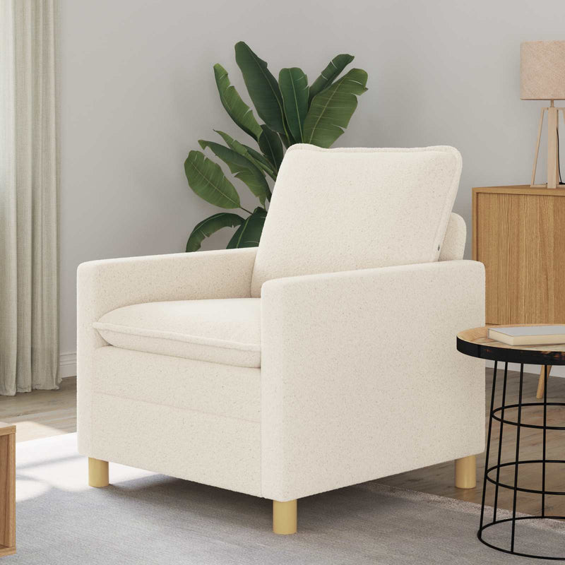 Canapea Crem 76 x 81 x 87,5 cm Țesătură
