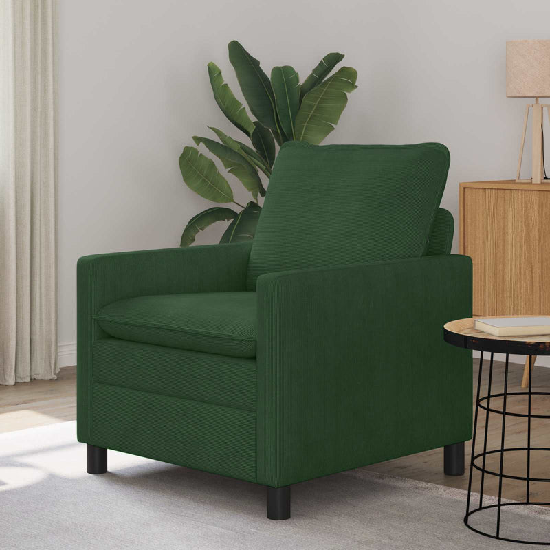 Canapea Verde Junglă 76 x 81 x 87,5 cm Țesătură