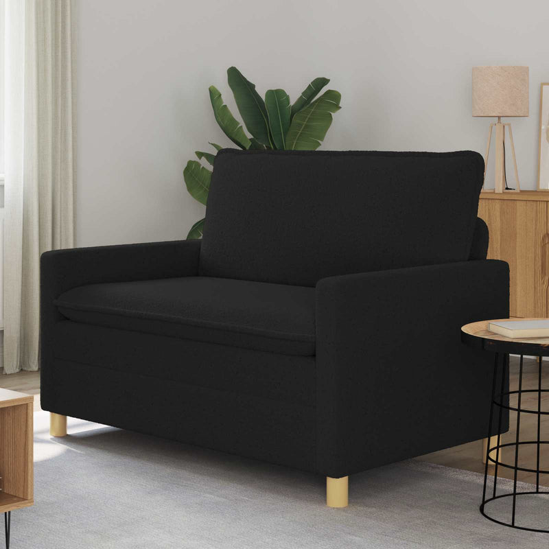 Canapea Negru 126 x 81 x 87,5 cm Țesătură