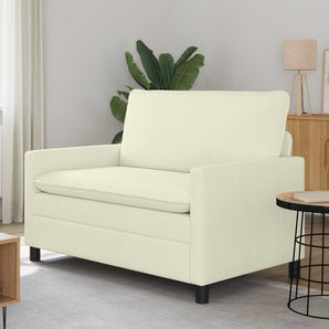 Canapea Crem 126 x 81 x 87,5 cm Țesătură