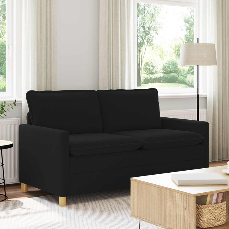 Canapea Negru 156 x 81 x 87,5 cm Țesătură