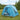 Tent Cabină cu acoperiș albastru 210 x 210 x 138 cm Poliester
