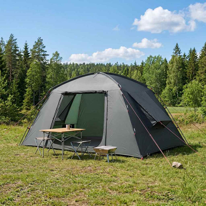 Tent Cabină cu acoperiș Verde Army 400 x 210 x 180 cm Poliester