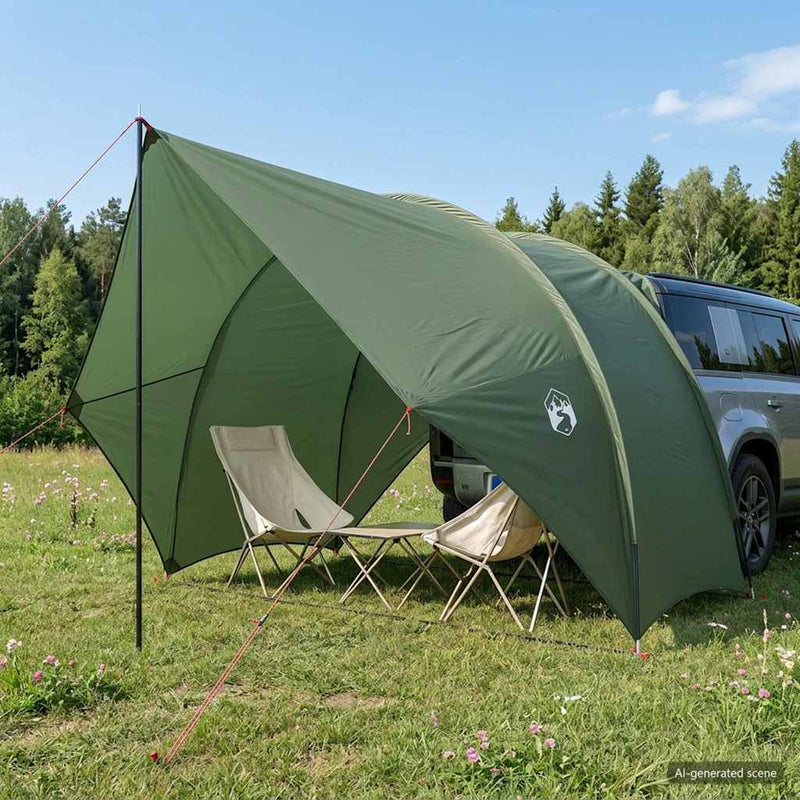 Copertină pentru portbagaj, rezistentă la apă Verde Army