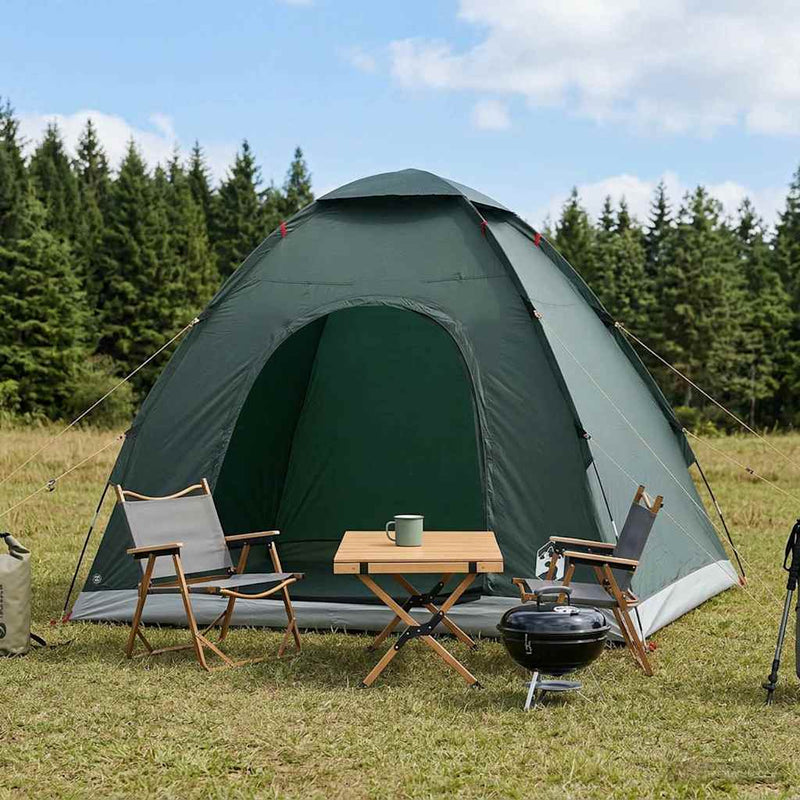 Cort de Camping 2 persoană Verde Army