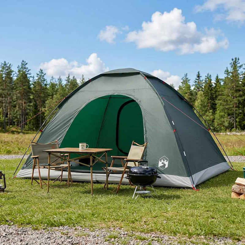 Cort de Camping 6 persoană Verde Army