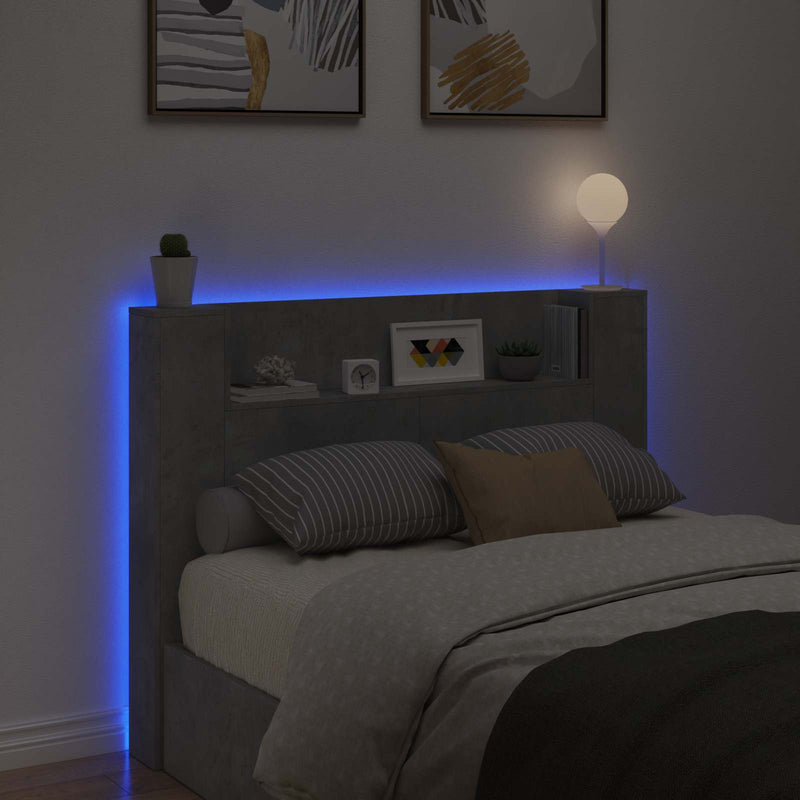Cadran cu LED Beton Lemn prelucrat