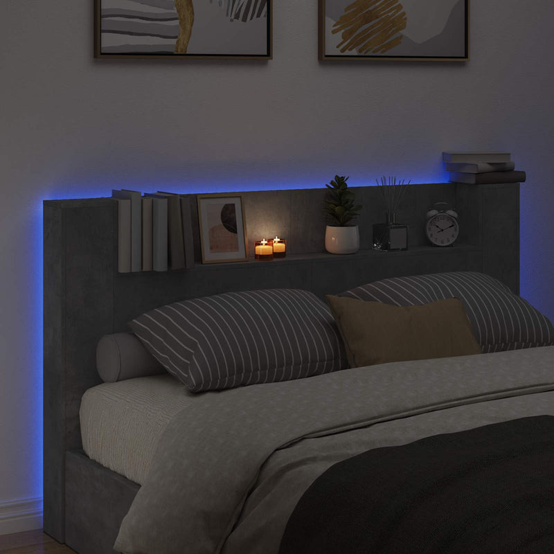 Cadran cu LED Beton Lemn prelucrat