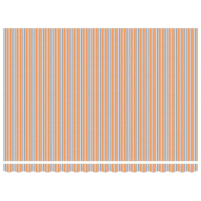 Marchiză retractabilă manuală cu led-uri 4 × 3 m