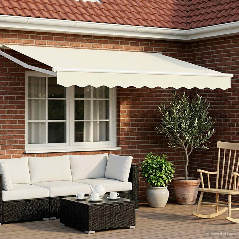 Cort electric retractabil Crem 3,5 x 2,5 m