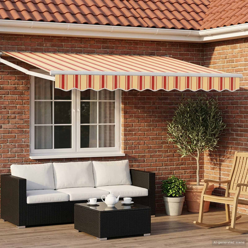 Cort electric retractabil Multicolour 3,5 x 2,5 m