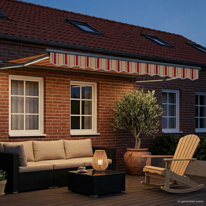 Cort electric retractabil Multicolour 2,5 x 2 m