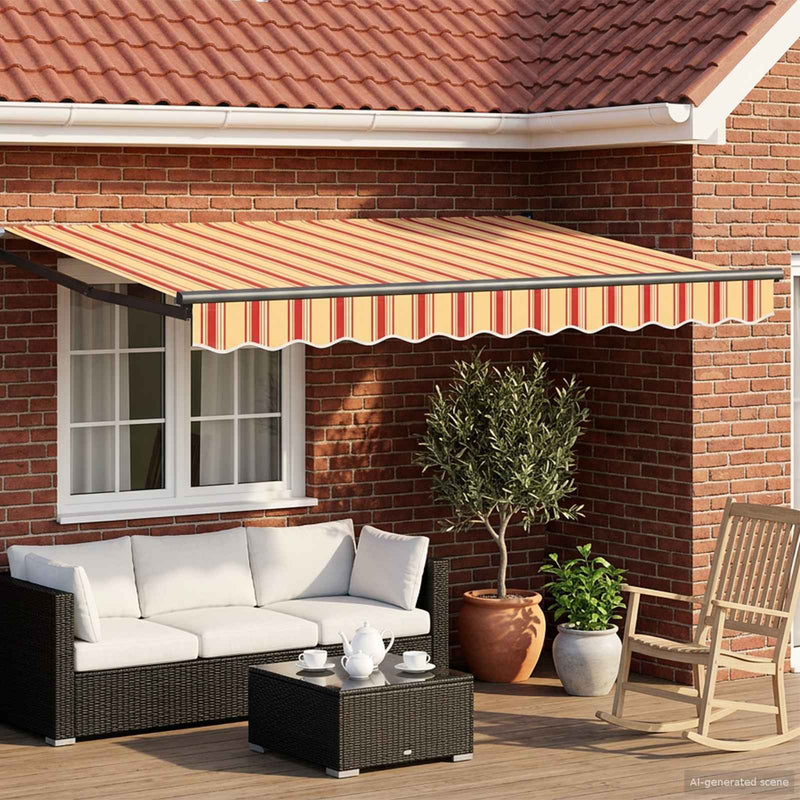 Cort electric retractabil Multicolour 3,5 x 2,5 m