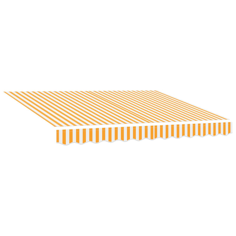 Copertină retractabilă manuală Galben 3 x 2,5 m
