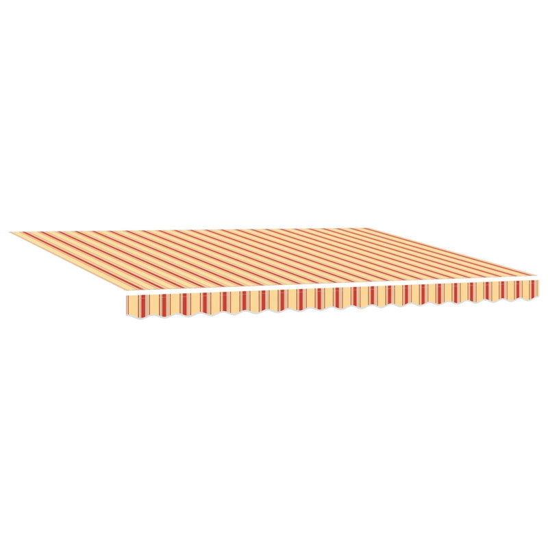 Cadru manual de marchiză cu LED-uri 5 × 3,5 m