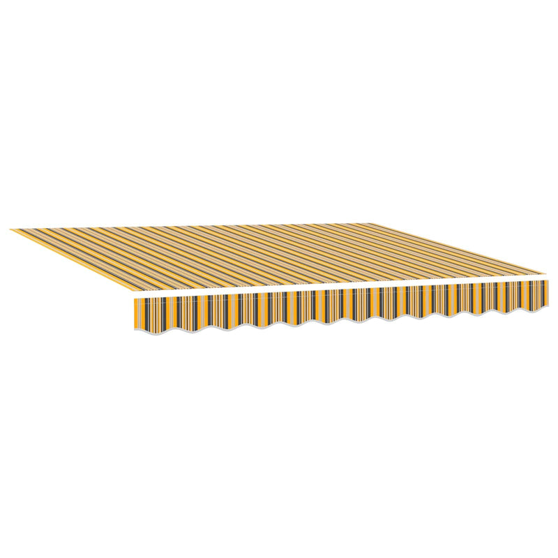 Cadru manual de marchiză cu LED-uri 2,5 x 2 m