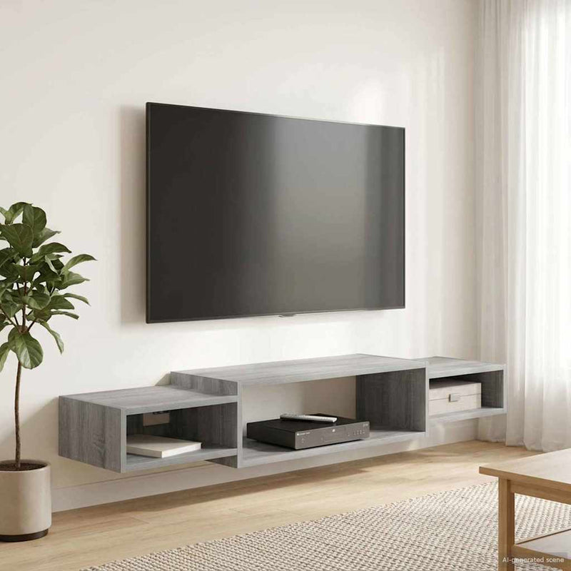 Sistem de TV montat pe perete Montare pe perete Sonoma gri