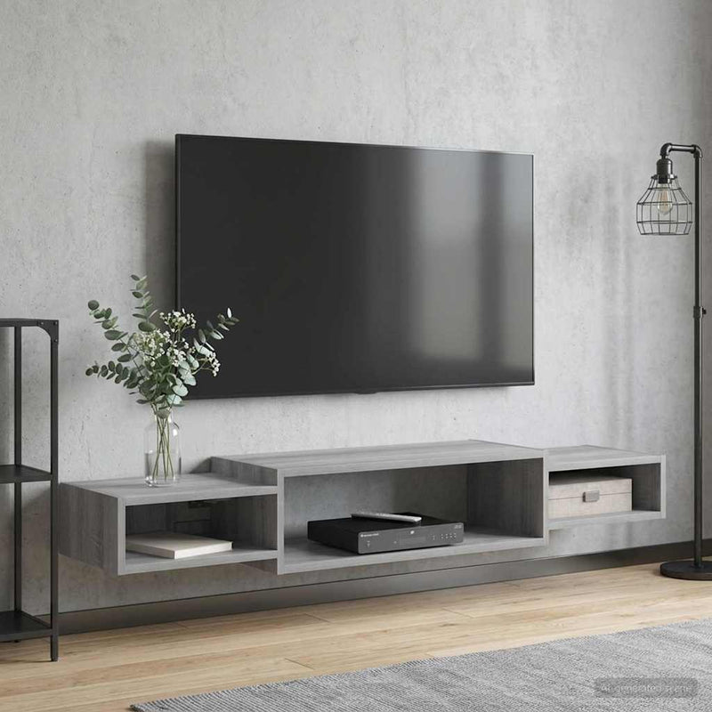 Sistem de TV montat pe perete Montare pe perete Sonoma gri