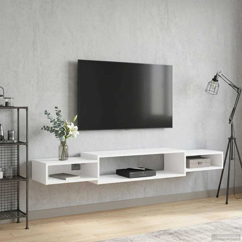 Sistem de TV montat pe perete Montare pe perete Alb