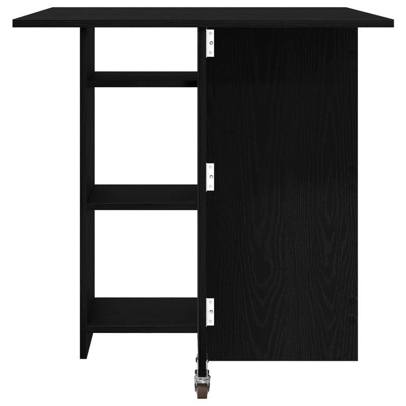 Masă de dining 115 x 70 x 75 cm Lemn prelucrat Stejar Negru