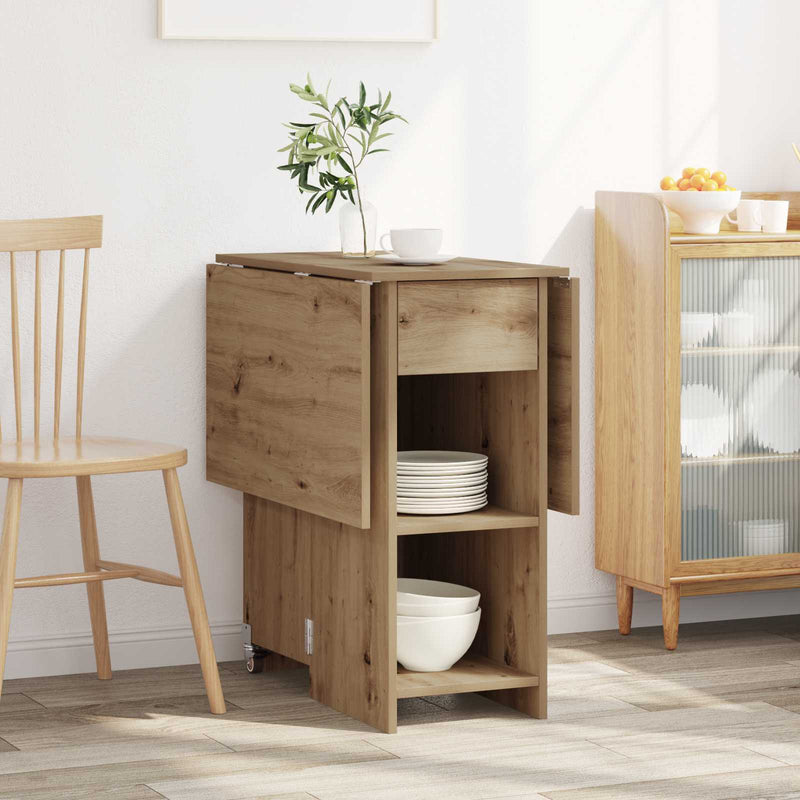 Masă de dining 115 x 70 x 75 cm Lemn prelucrat Stejar Artizanal