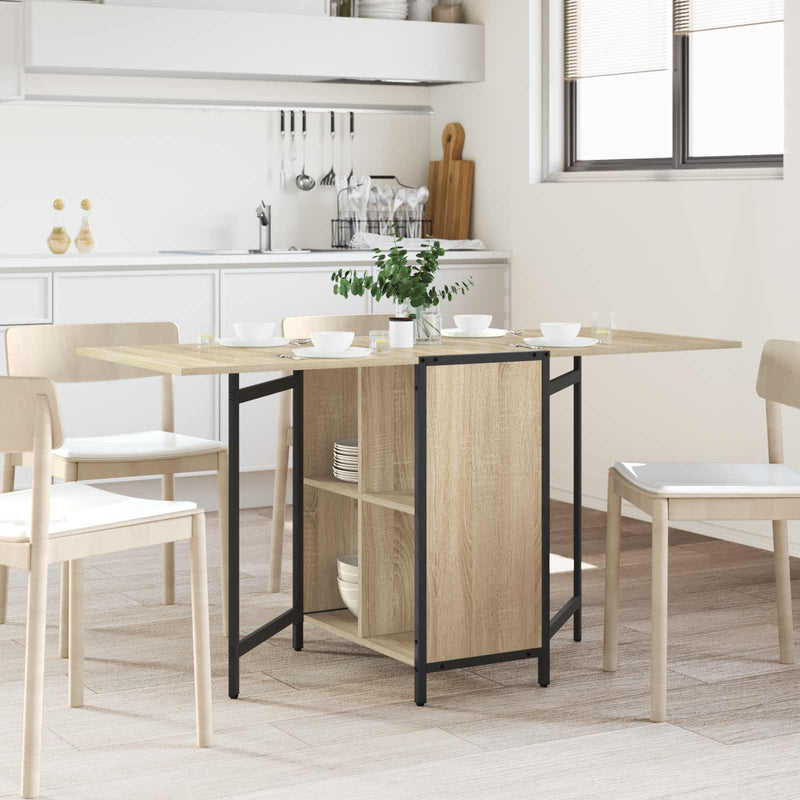 Masă de dining 144 x 60 x 75 cm Lemn prelucrat Stejar Sonoma