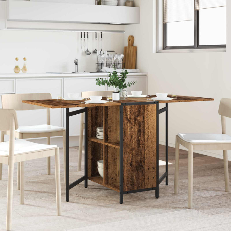 Masă de dining 144 x 60 x 75 cm Lemn prelucrat Lemn vechi