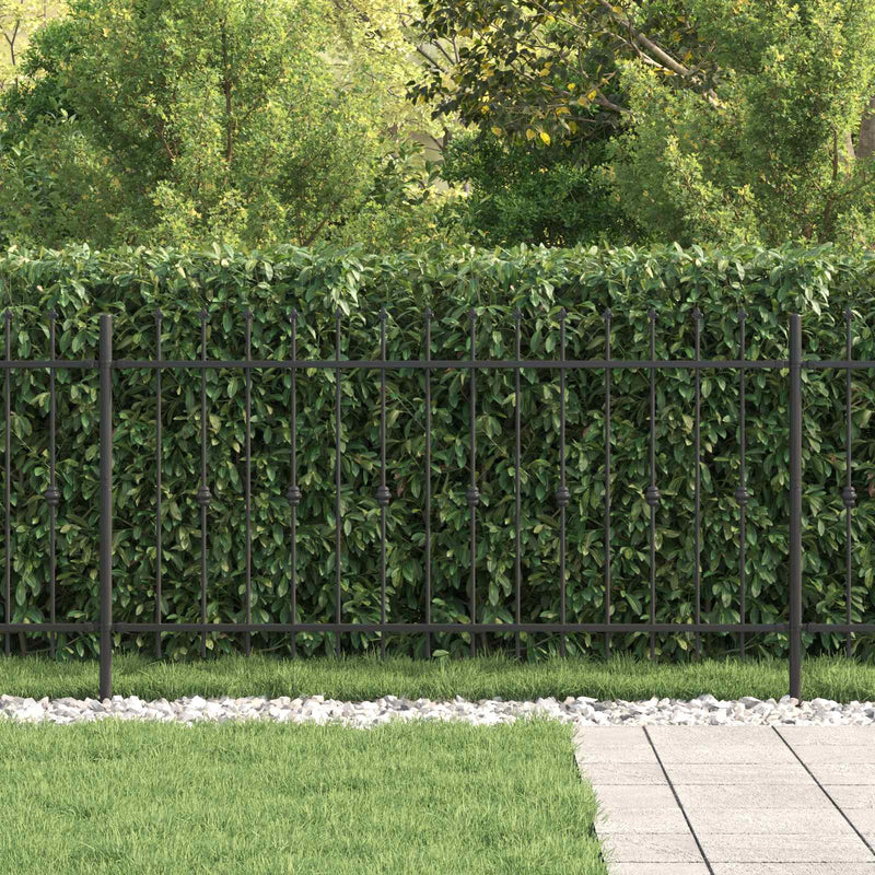 Gard cu țărușe ASTEN 200 x 150 cm Oțel vopsit electrostatic