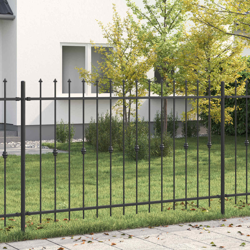 Gard cu țărușe ASTEN 200 x 166 cm Oțel vopsit electrostatic