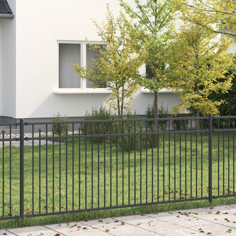 Gard cu Vârfuri BAARLO 200 x 130 cm Oțel vopsit electrostatic