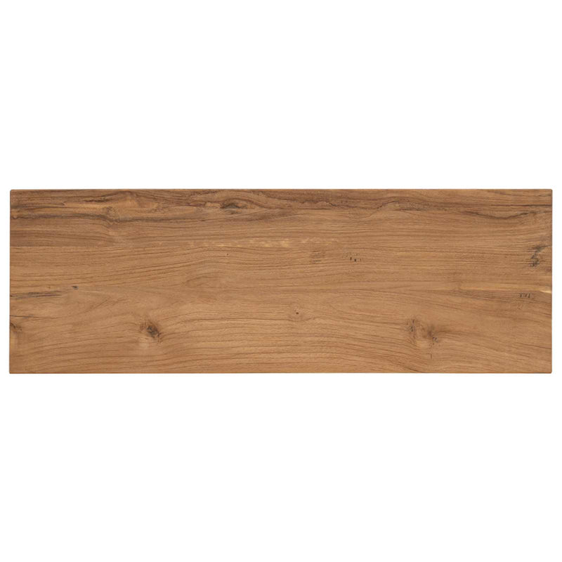 Masă de consolă natural 90 x 30 x 80 cm Lemn solid de tec