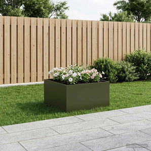 Vază pentru Grădină Verde măsliniu 80 x 80 x 40 cm