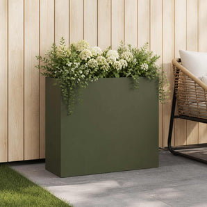 Vază pentru Grădină Verde măsliniu 50 x 20 x 40 cm
