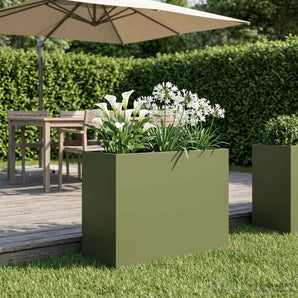 Vază pentru Grădină Verde măsliniu 60 x 30 x 50 cm