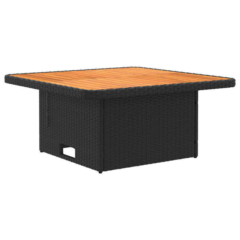 Seturi de mobilier 6 buc. Negru și Crem Ratan PE
