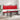 Tăblie de pat suspendată Roșu Piele artificială
