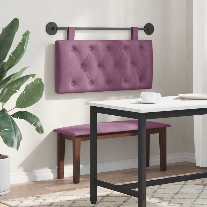 Tăblie de pat suspendată Violet Catifea