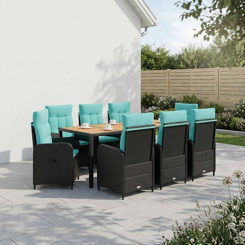 Set dining pentru exterior 9 buc.